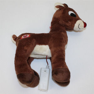 Rudolph Red Nosed Reindeer Light Up Plush 50th Anniversary NOT Working